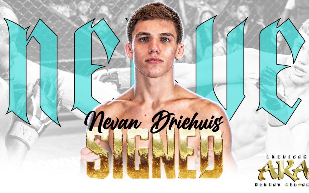 Nevan Driehuis Signs Exclusive Four-Fight Deal with American Kombat Alliance